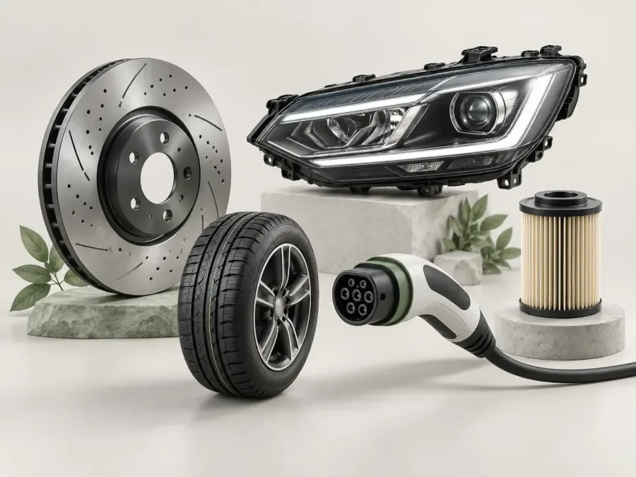 Automobilový průmysl a mobilita — ilustrace kategorie 3D